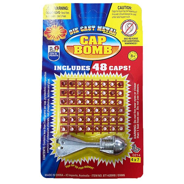 Die Cast Cap Toy Bomb – Everything Party