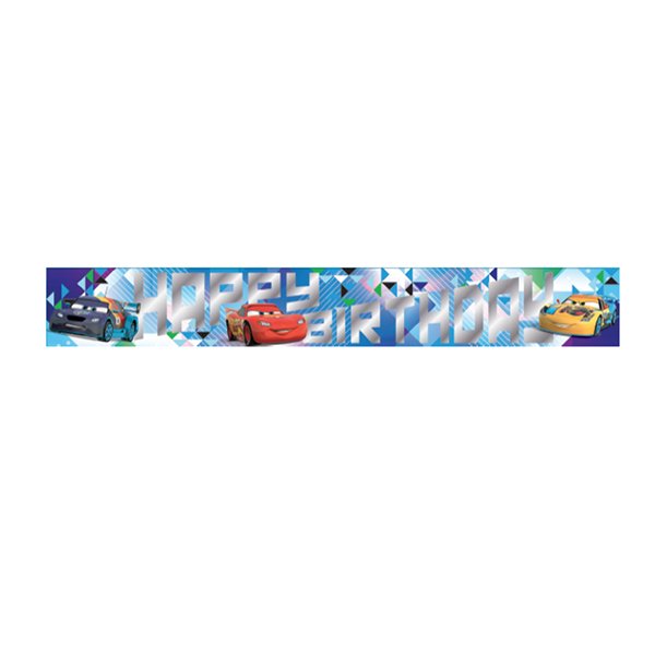 Disney Cars Happy Birthday Banner - Everything Party