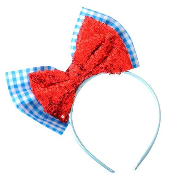Dorothy Sequin Bow Headband - Everything Party