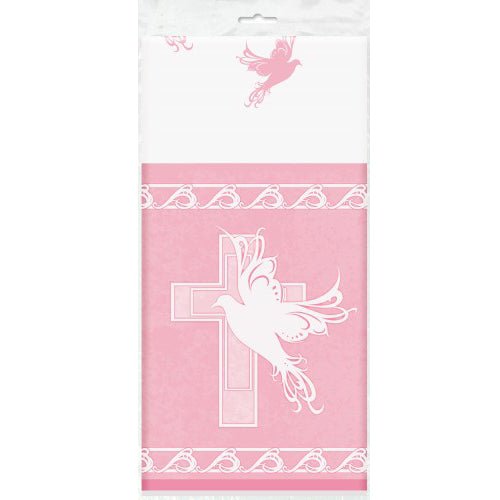 Dove Cross Rectangle Tablecloth - Everything Party