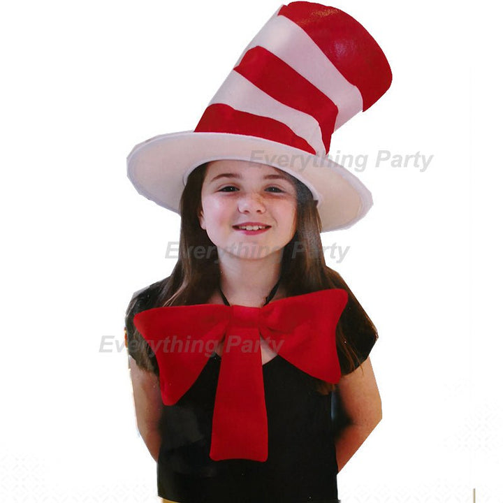 Dr. Seuss Cat in the Hat Jumbo Bow and Hat set - Everything Party