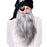 Dr. Tom Deluxe Pirate Beard & Mo set - Grey - Everything Party