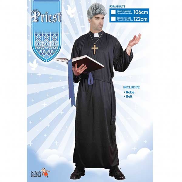 Dr. Tom's Adult Priest Costume - Everything Party