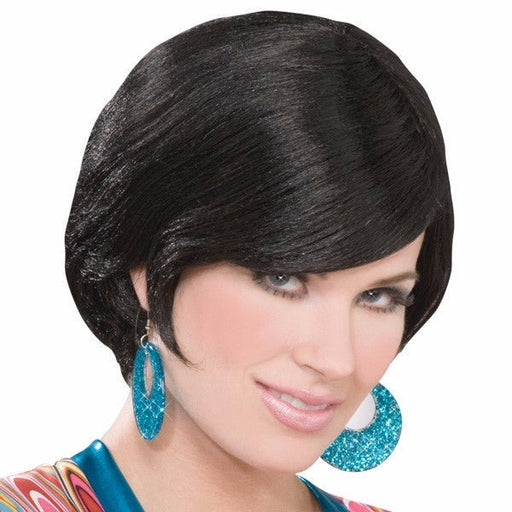 Dr Tom's Deluxe 1960s British Black Wig - Everything Party