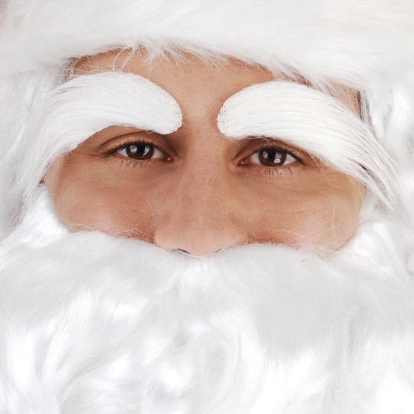 Dr Toms Santa Claus White Eye Brows - Everything Party