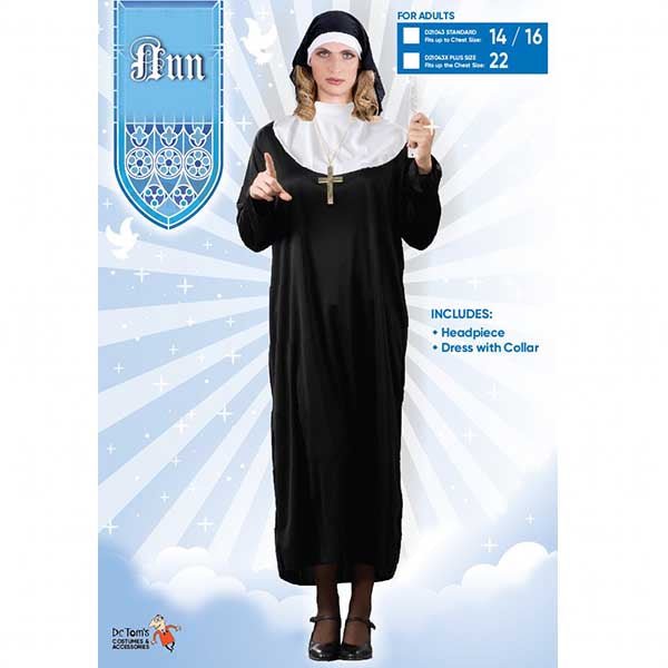 Dr.Tom's Adult Nun Costume - Everything Party