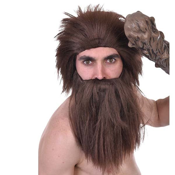 Dr.Toms Deluxe Caveman Wig and Beard set - Everything Party