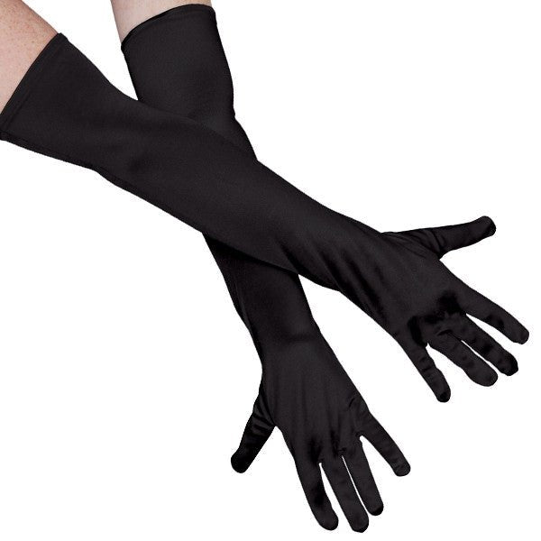 Elbow Long Gloves - Black - Everything Party
