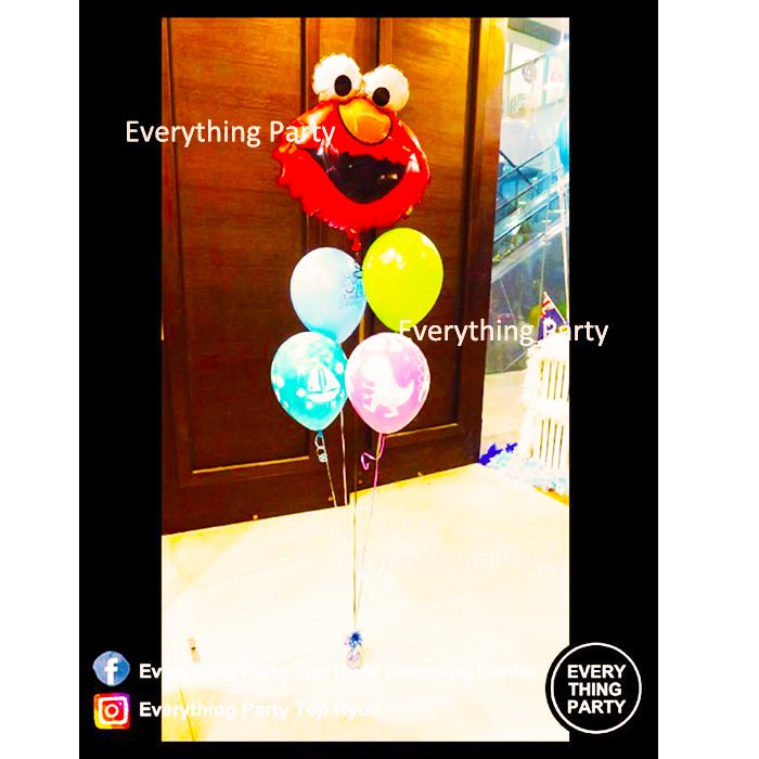 Elmo Helium Balloon Bouquet - Everything Party