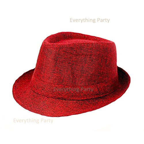Fedora Hat - Red - Everything Party