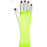 Fishnet Fingerless Long Gloves - Lime Green - Everything Party