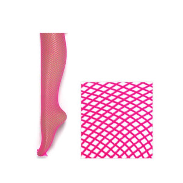 Fishnet Pantyhose - Fluro Pink - Everything Party