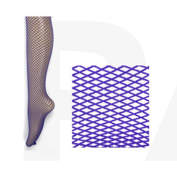 Fishnet Pantyhose - Purple - Everything Party