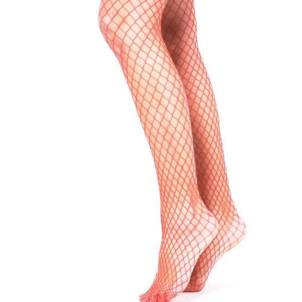 Fishnet Pantyhose - Red - Everything Party