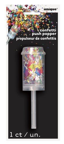 Foil Confetti Push Popper (2 colours) - Everything Party