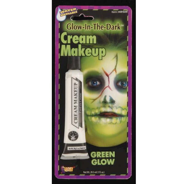 Forum Cream Face Makeup - Green Glow In The Dark - Everything Party