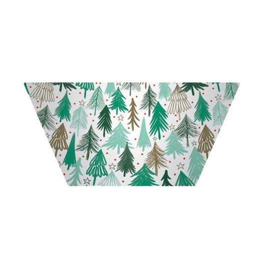 Frankie & Me Bamboo Fibre Serving Bowl - Christmas Trees - Everything Party