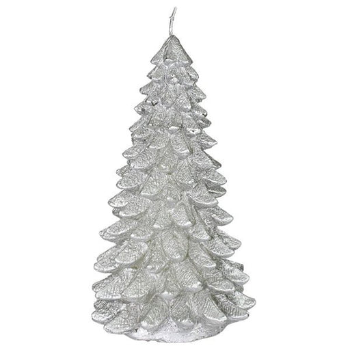 Frankie & Me Deluxe Christmas Tree Candle Decoration - Silver - Everything Party