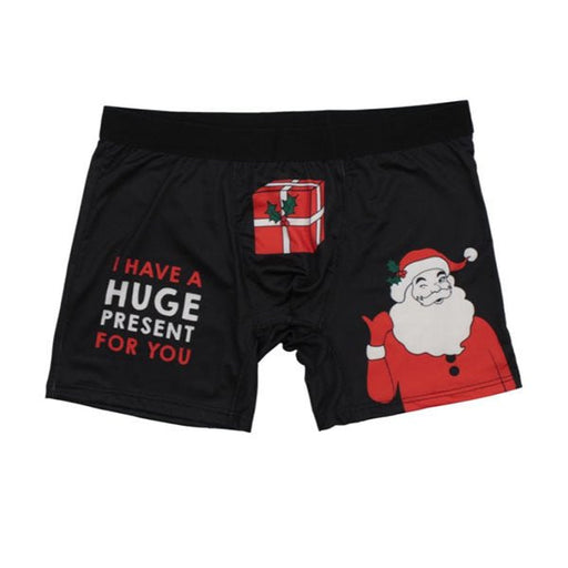 Frankly Funny Christmas Mens Funny Briefs Boxer Shorts - Huge Present - Everything Party