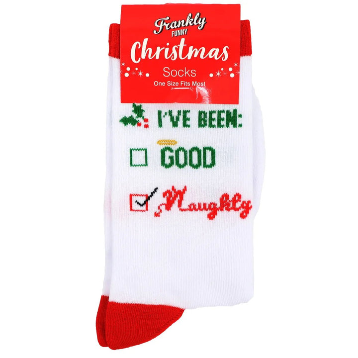 Frankly Funny Christmas Unisex Funny Socks - Everything Party