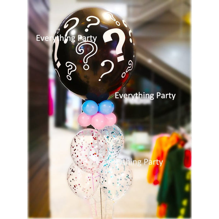 Gender Reveal Helium Balloon Bouquet - Everything Party