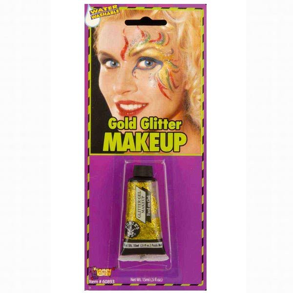 Glitter Makeup Gel - Gold - Everything Party