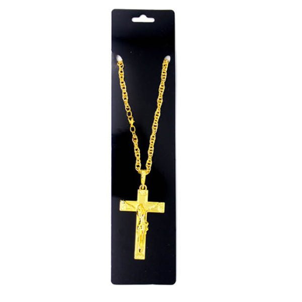 Gold Chain Necklace with Cross - Everything Party