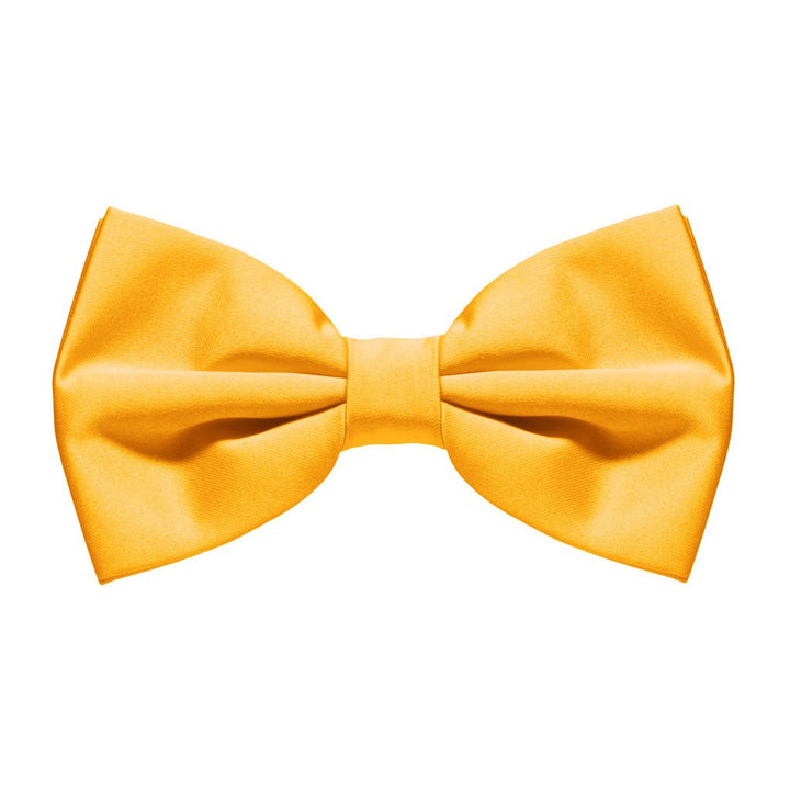 Golden Yellow Satin Bow Tie - Everything Party