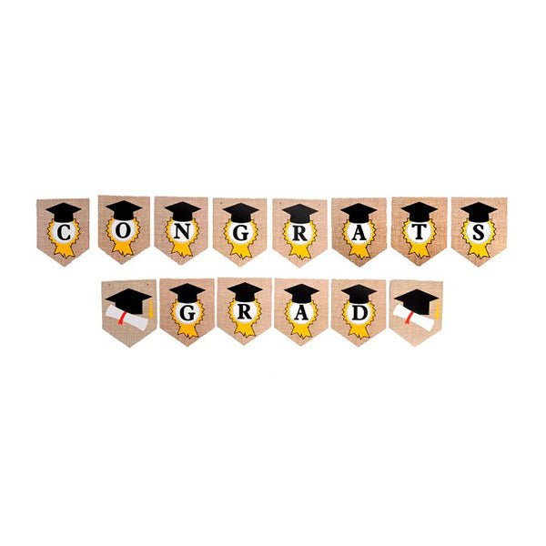 Graduation Batten Graduation Bunting Banner - Congrates Grad – Everything Party