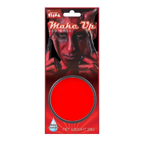 Grease Paint Base Makeup - Red - Everything Party