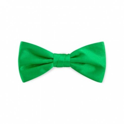 Green Satin Bow Tie - Everything Party
