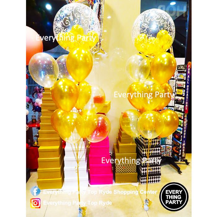 Gumball Bubbles Helium Balloon Bouquet - Everything Party