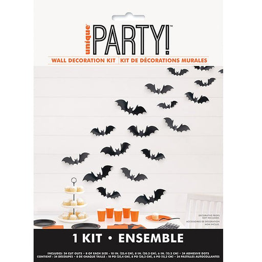 Halloween Flying Bat Wall Decoration kit - Everything Party