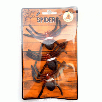 Halloween Soft Rubber Spiders - Everything Party