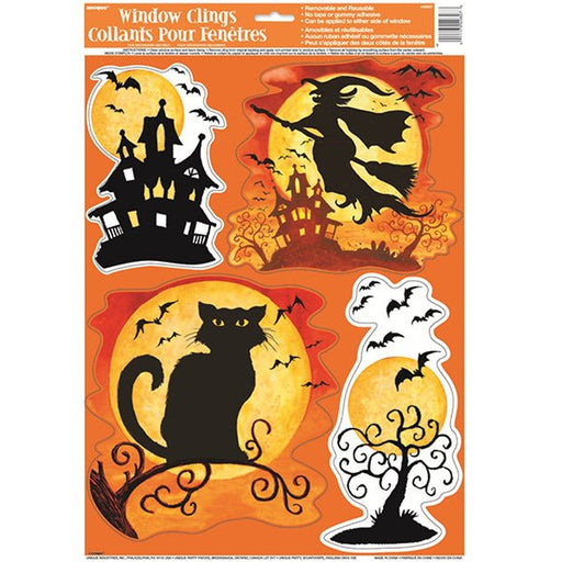 Halloween Spooky Window Clings - Everything Party