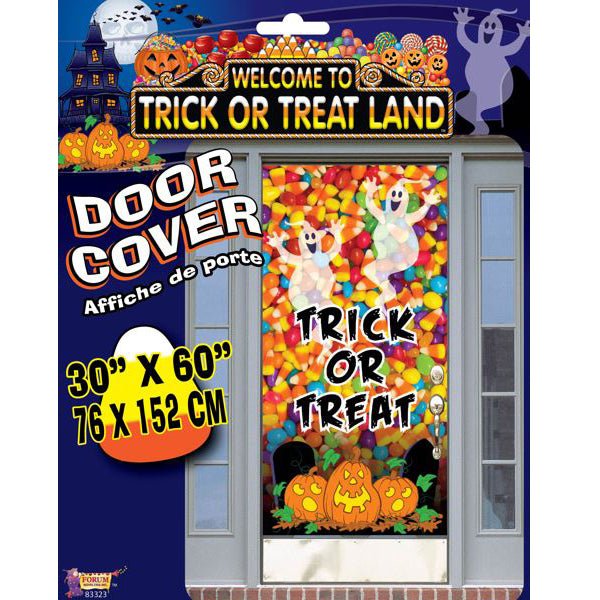 Halloween Trick or Treat Land Door Poster - Everything Party