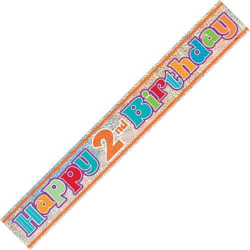 Happy 2nd Birthday Banner - Everything Party