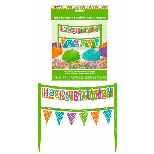 Happy Birthday Cake Banner - Everything Party