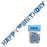 Happy Birthday Glitz Joint Banner - Blue - Everything Party