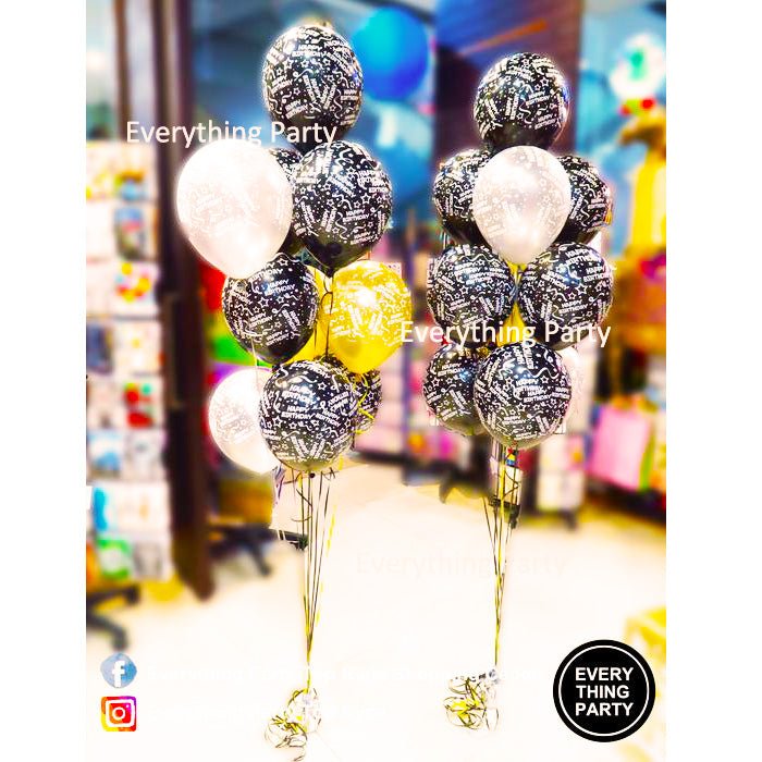 Happy Birthday Helium Balloon Bouquet - Everything Party