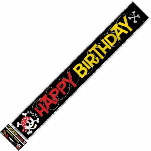 Happy Birthday Pirate Banner - Everything Party