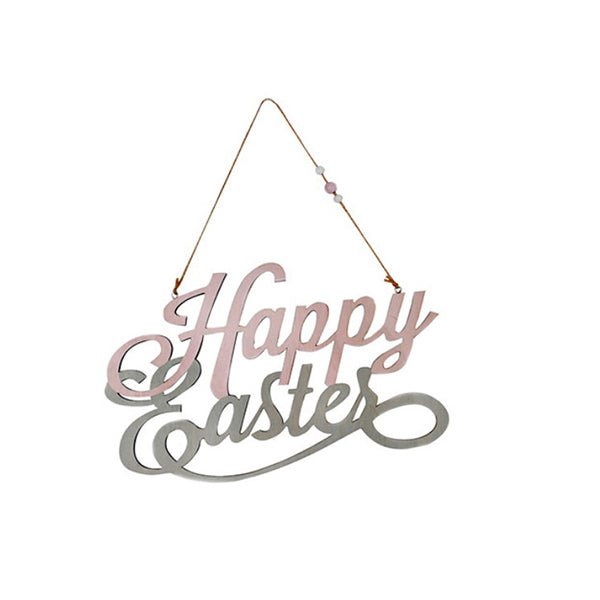 Happy Easter Script Wooden Sign - Everything Party