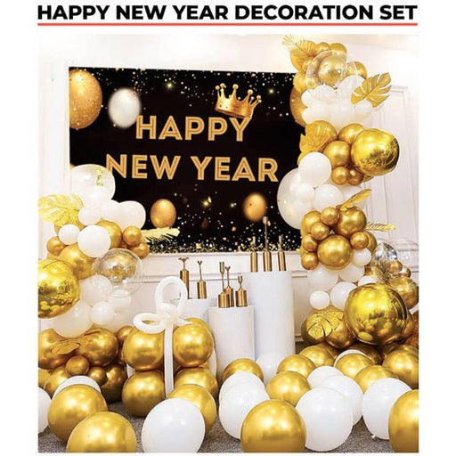 Happy New Year Balloon Garland Decoration Kit with Poster - Everything Party