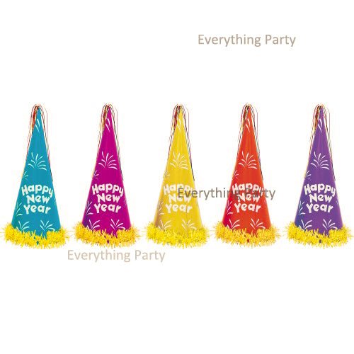 Happy New Year Giant Cone Hat - Everything Party