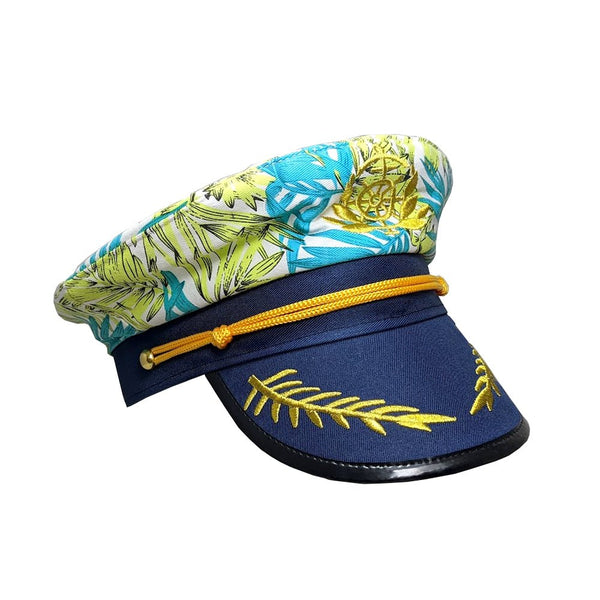 Hawaii Blue Tropical Captain Hat - Everything Party