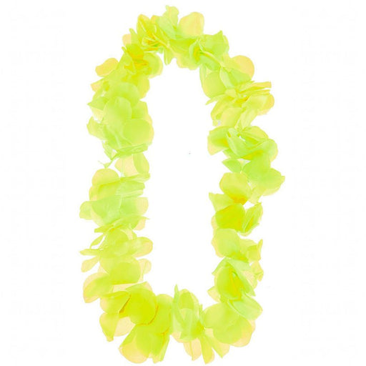 Hawaii Flower Lei - Neon Yellow - Everything Party