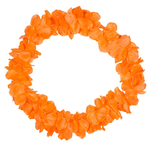 Hawaii Flower Lei - Orange - Everything Party