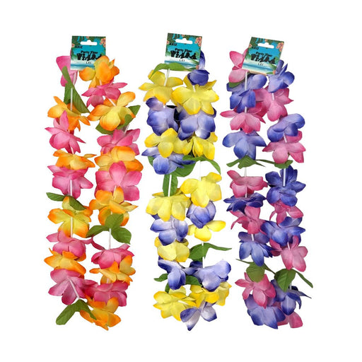 Hawaii Flower Lei with Leaves - Everything Party