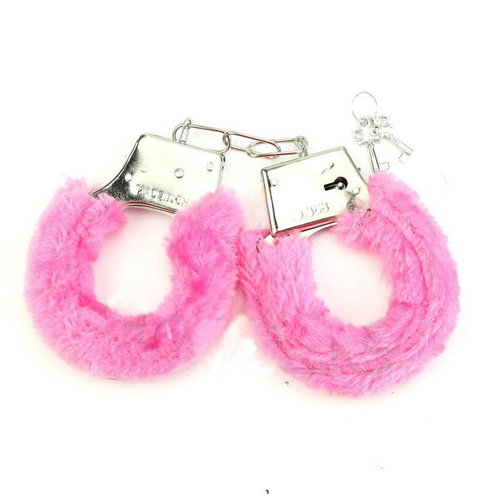 Hen's Night Fluffy Metal Party Handcuffs - Everything Party