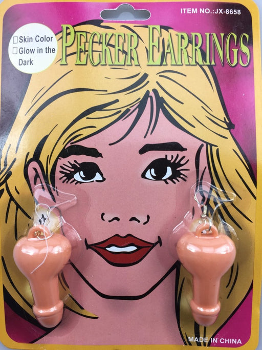 Hens Night Party Pecker Earrings - Everything Party